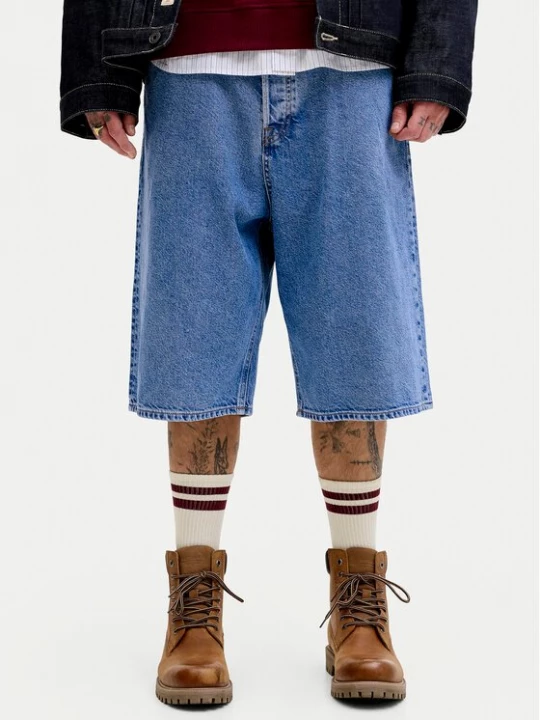 Obrázek produktu Jack & Jones Džínové šortky Iron 12278463 Modrá Baggy Fit