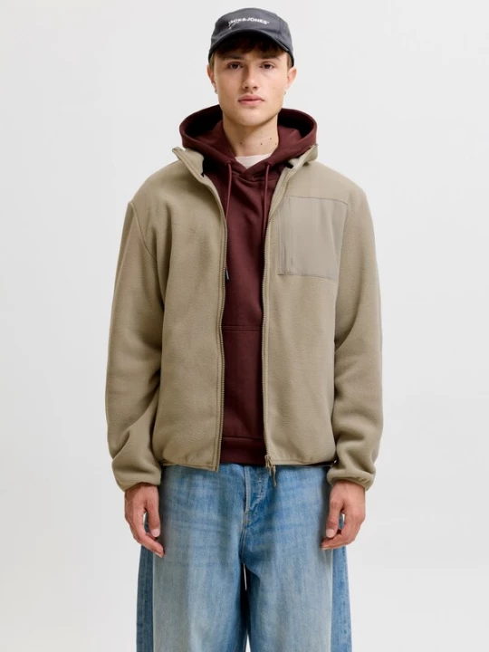 Obrázek produktu JACK & JONES Fleecová mikina 'JJEMason' šedobéžová