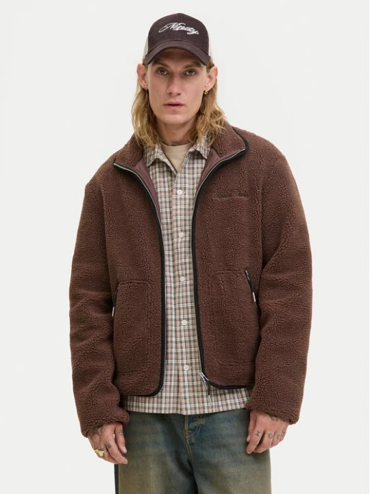 Obrázek produktu Jack & Jones Fleecová mikina Norrebro 12282890 Écru Regular Fit Krémová