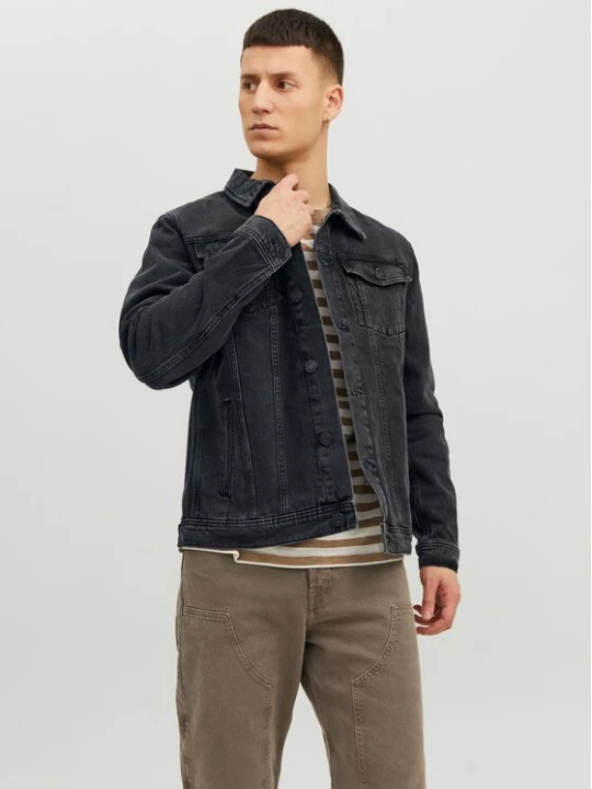 Obrázek produktu Jack & Jones Jeansová bunda Jean 12223613 Černá Regular Fit