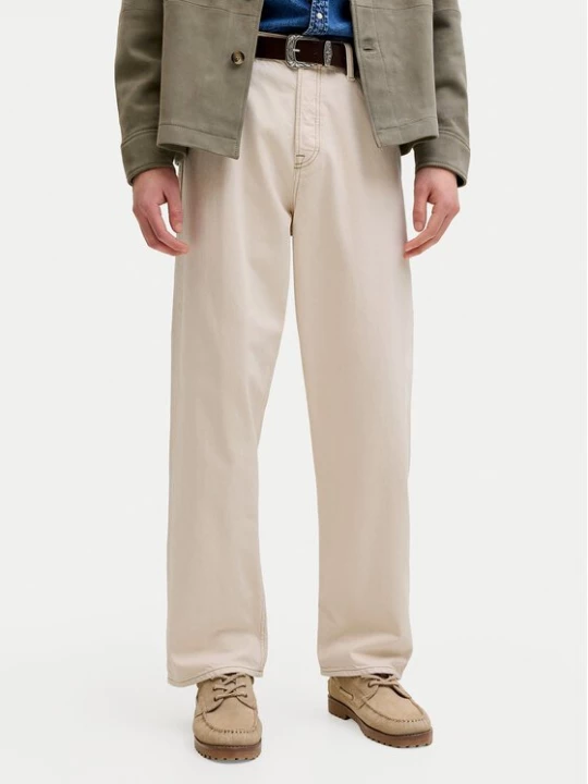 Obrázek produktu Jack & Jones Jeansy Alex 12295747 Krémová Baggy Fit