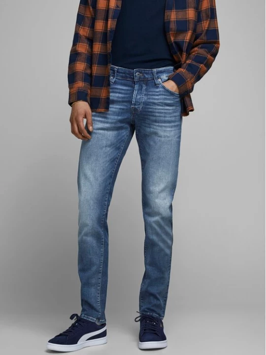Obrázek produktu Jack & Jones Jeansy Glenn 12148275 Modrá Slim Fit