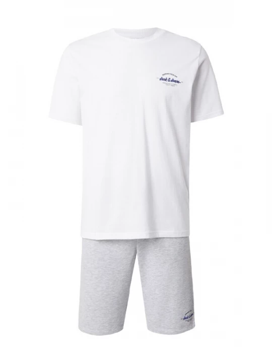 Obrázek produktu JACK & JONES Joggingová souprava 'JJBRANDON' modrá / šedý melír / černá / bílá