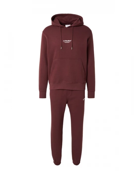 Obrázek produktu JACK & JONES Joggingová souprava 'JJESOHO' hnědá / bílá