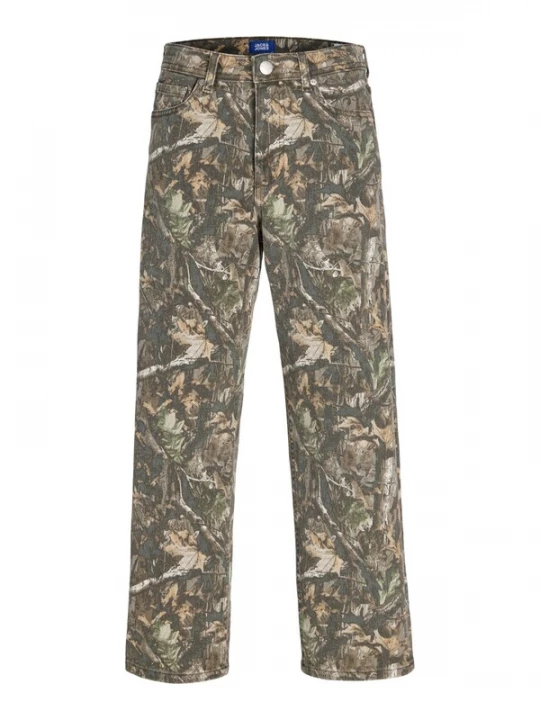 Obrázek produktu Jack & Jones Junior Džíny 'JPSTALEX ANTONIO' béžová / hnědá / khaki / tmavě zelená
