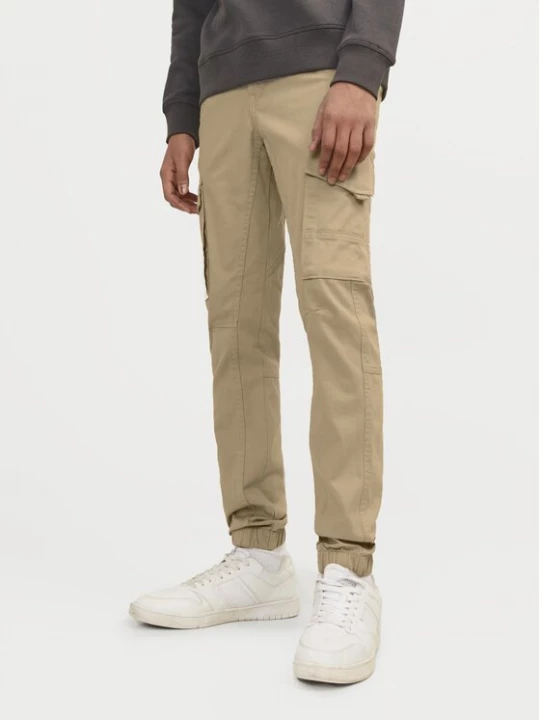 Obrázek produktu Jack & Jones Junior Kalhoty z materiálu Paul 12193900 Béžová Slim Fit