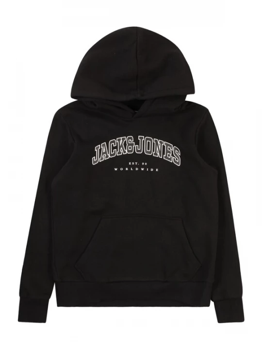 Obrázek produktu Jack & Jones Junior Mikina 'CALEB'  černá / bílá
