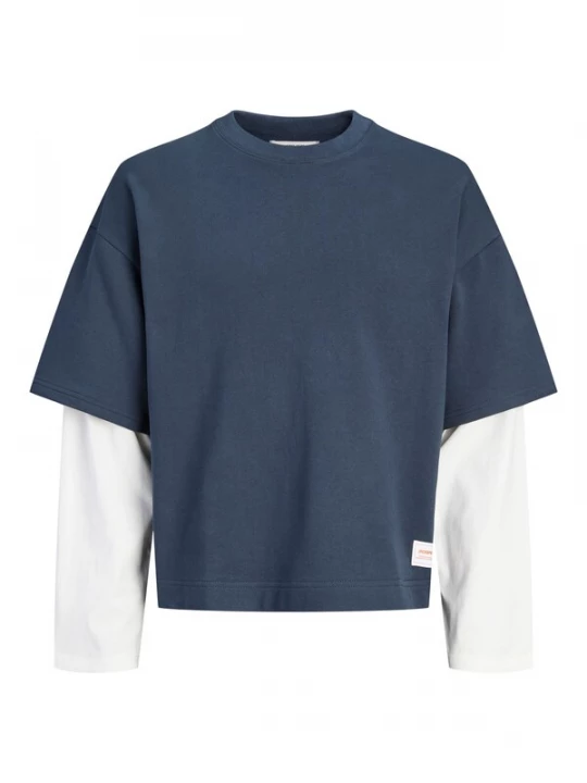 Obrázek produktu Jack & Jones Junior Mikina 'JCOECHO' námořnická modř / bílá