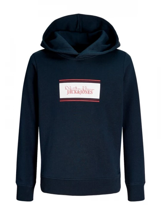 Obrázek produktu Jack & Jones Junior Mikina 'JJBuster' tmavě modrá / červená / bílá