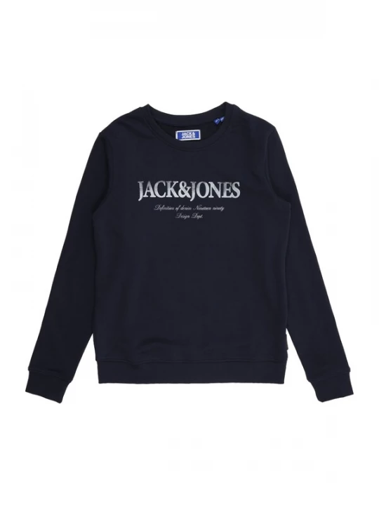 Obrázek produktu Jack & Jones Junior Mikina 'JJDevin Daytona' tmavě modrá / bílá