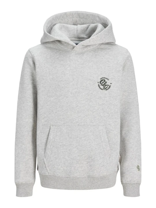 Obrázek produktu Jack & Jones Junior Mikina 'JORFrederiksberg' tmavě zelená / bílý melír
