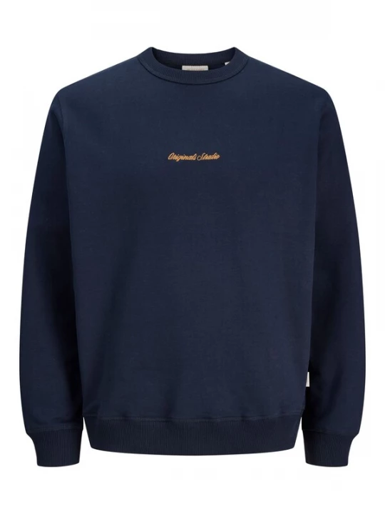 Obrázek produktu Jack & Jones Junior Mikina 'JORNORREBRO' tmavě modrá / oranžová