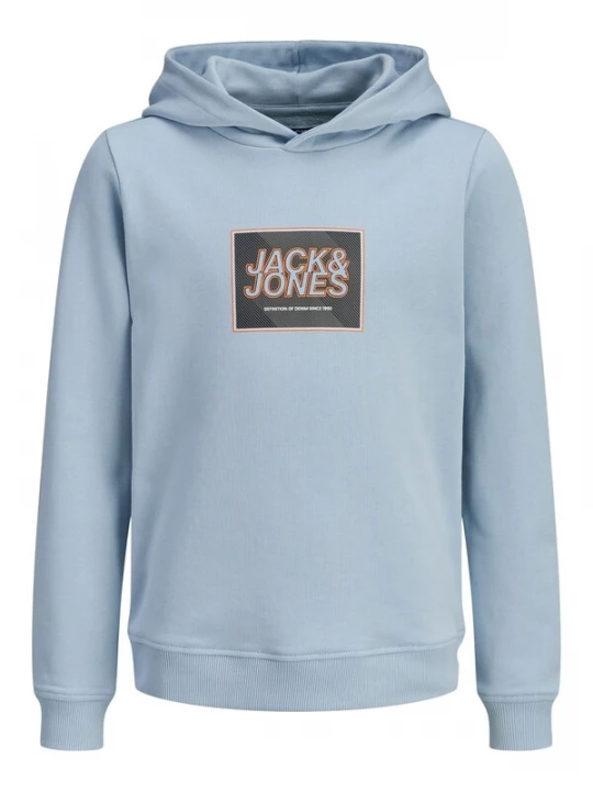 Obrázek produktu Jack & Jones Junior Mikina světlemodrá / černá / bílá