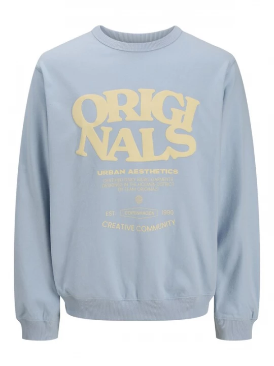 Obrázek produktu Jack & Jones Junior Mikina světlemodrá / pastelově žlutá