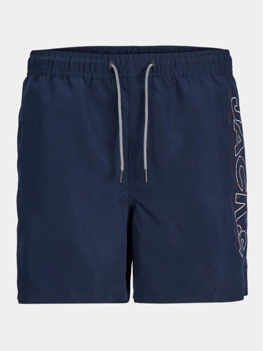 Obrázek produktu Jack & Jones Junior Plavecké šortky Fiji Double Logo 12256153 Tmavomodrá Regular Fit
