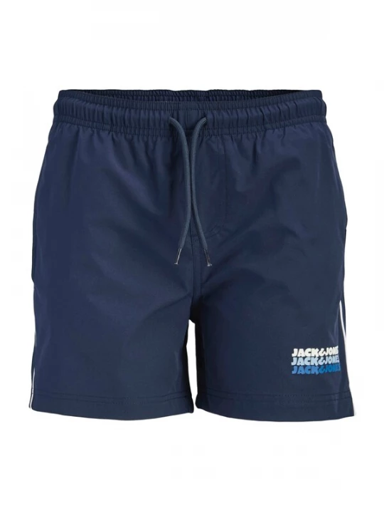 Obrázek produktu Jack & Jones Junior Plavecké šortky 'JPSTMAUI SUNRISE' námořnická modř / azurová / světlemodrá / bílá