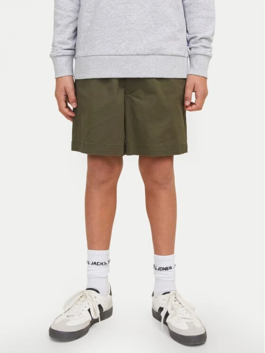 Obrázek produktu Jack & Jones Junior Šortky z materiálu Jaiden 12275013 Zelená Loose Fit