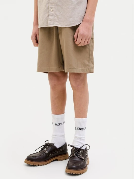 Obrázek produktu Jack & Jones Junior Šortky z materiálu Tony 12268938 Hnědá Relaxed Fit