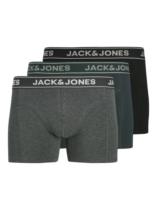 Obrázek produktu Jack & Jones Junior Spodní prádlo 'JAC Black Friday' antracitová / tmavě zelená / černá / bílá