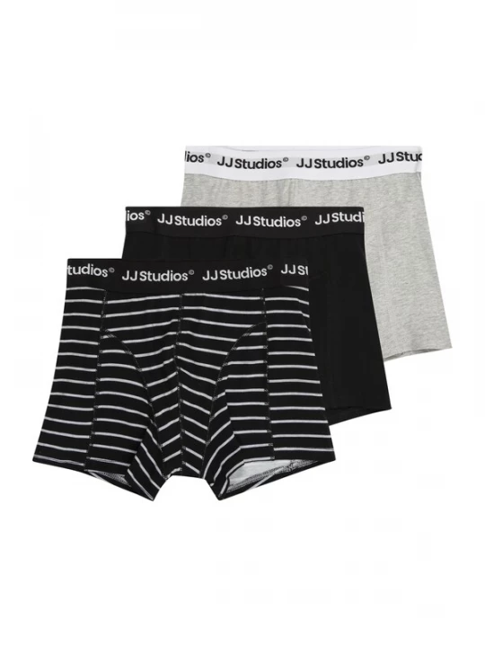 Obrázek produktu Jack & Jones Junior Spodní prádlo 'JACSOHO' šedý melír / černá / bílá