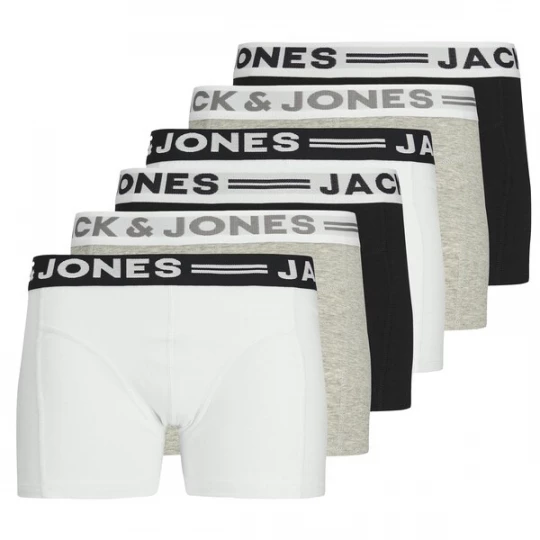 Obrázek produktu Jack & Jones Junior Spodní prádlo  světle šedá / šedý melír / černá / bílá
