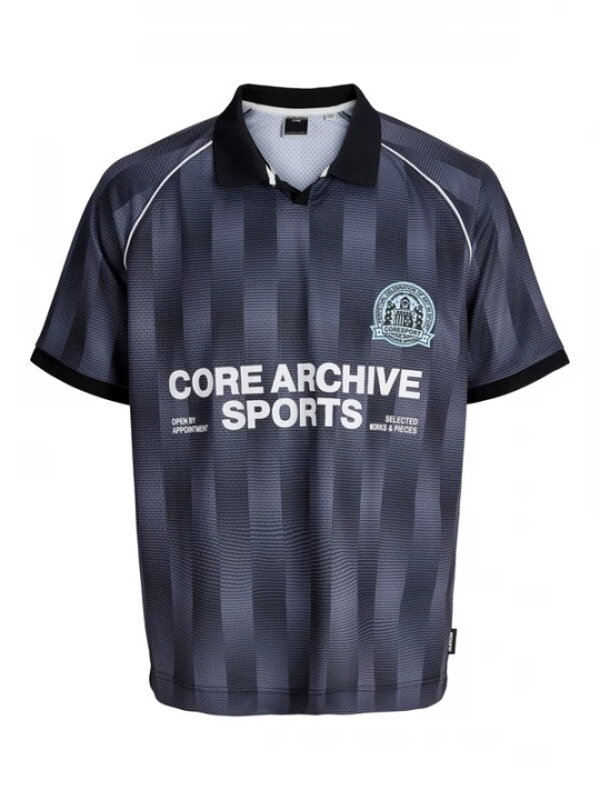 Obrázek produktu Jack & Jones Junior Tričko 'JCOBreeze Football' safírová / černá / bílá