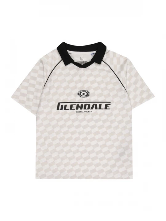 Obrázek produktu Jack & Jones Junior Tričko 'JCOLido' světle šedá / černá / bílá