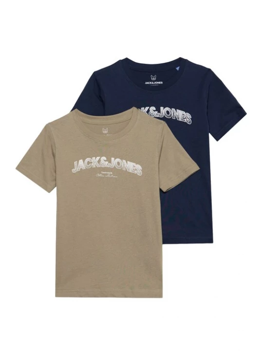Obrázek produktu Jack & Jones Junior Tričko 'JJAVERY'' námořnická modř / khaki / bílá