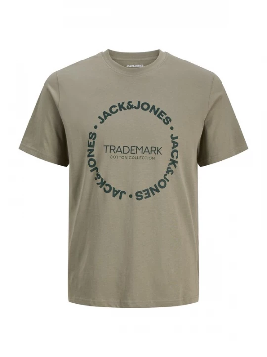 Obrázek produktu Jack & Jones Junior Tričko 'JJBENSON' šedobéžová / olivová