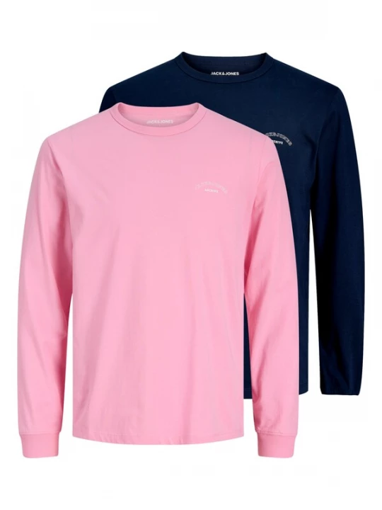 Obrázek produktu Jack & Jones Junior Tričko 'JJCollege' marine modrá / růžová
