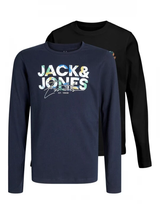 Obrázek produktu Jack & Jones Junior Tričko 'JJGEPLAS' námořnická modř / žlutá / černá / bílá