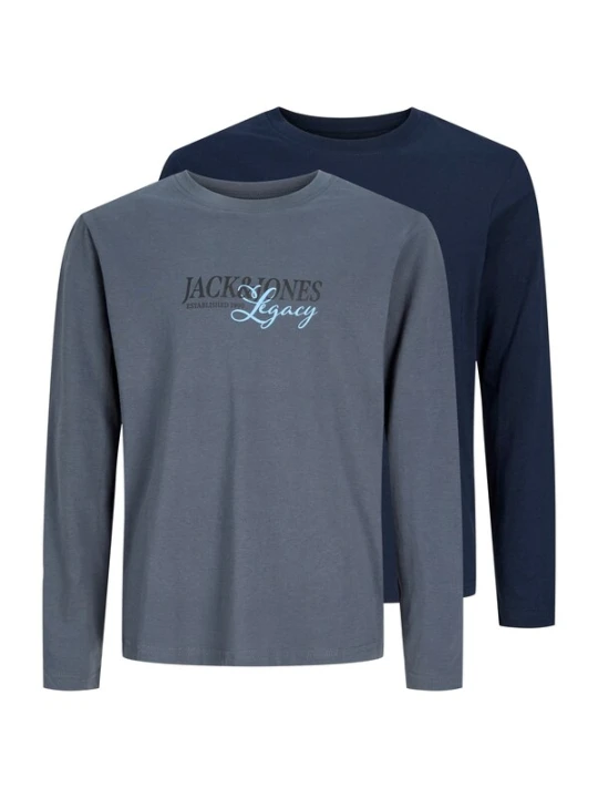 Obrázek produktu Jack & Jones Junior Tričko 'JJJade' námořnická modř / kouřově modrá / aqua modrá / černá