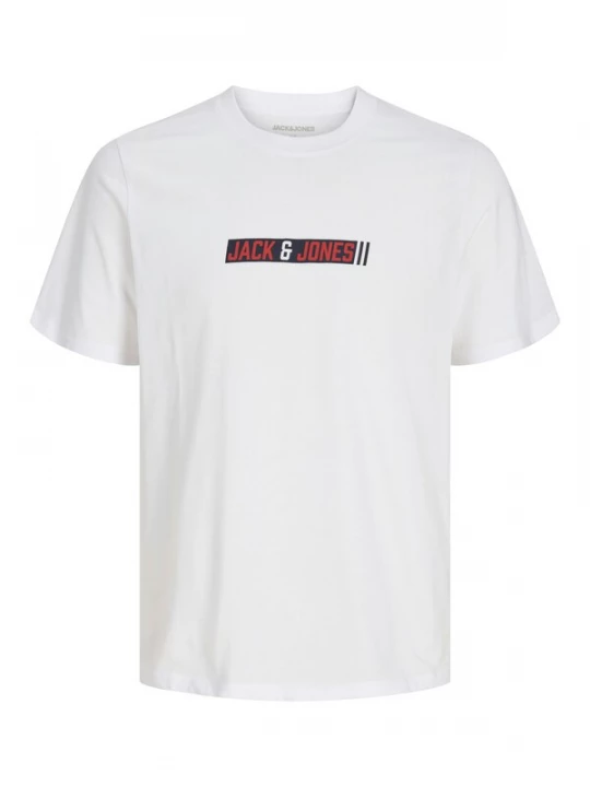 Obrázek produktu Jack & Jones Junior Tričko 'JJMunk' ohnivá červená / černá / bílá
