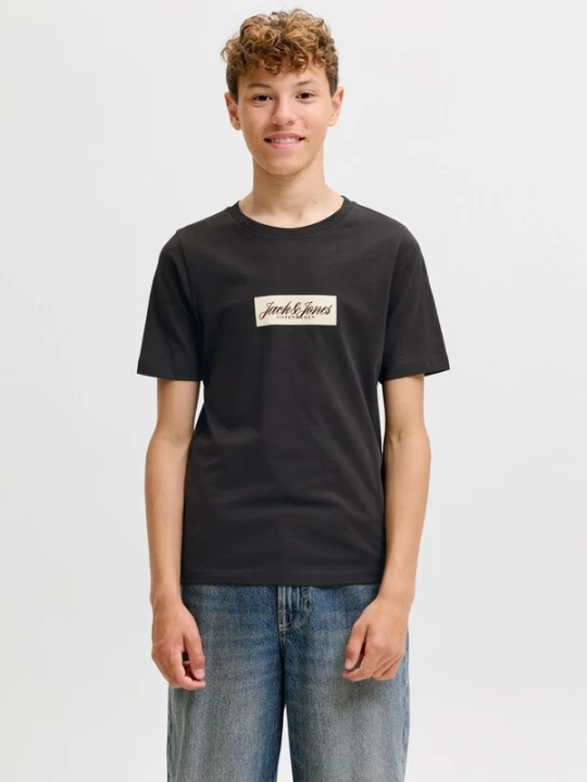 Obrázek produktu Jack & Jones Junior Tričko 'JORNORREBRO' krémová / černá