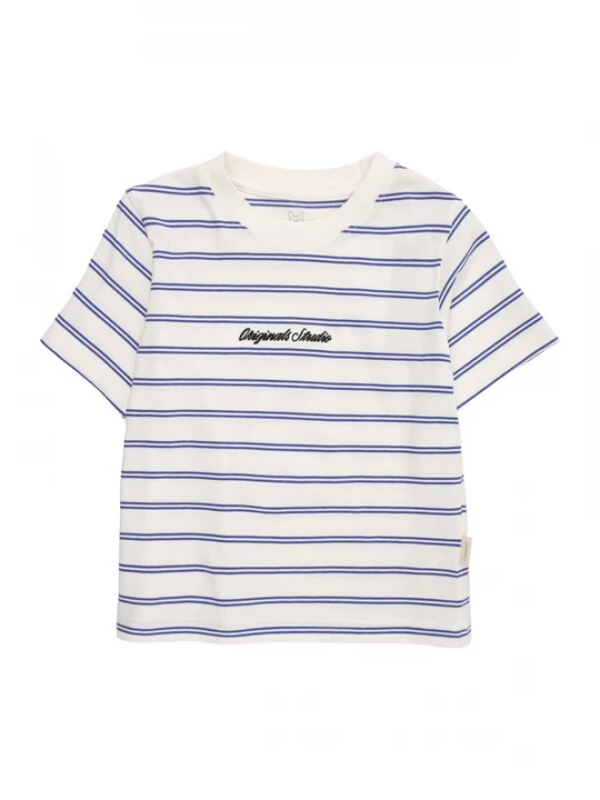 Obrázek produktu Jack & Jones Junior Tričko 'JORNORREBRO' modrá / černá / bílá