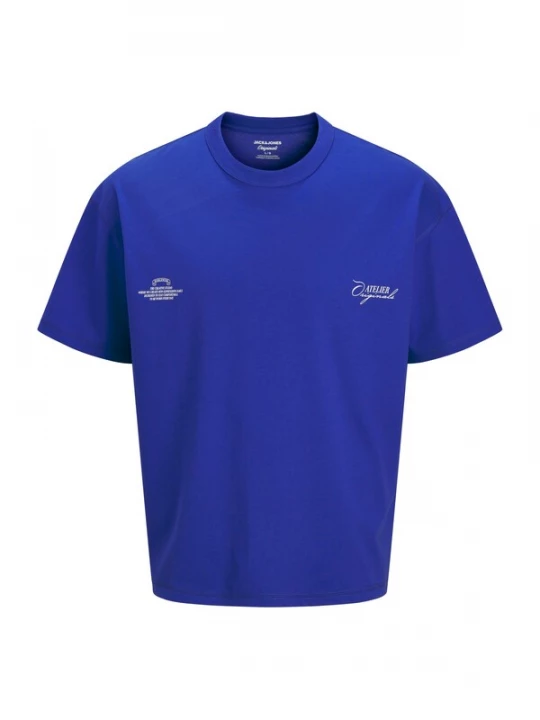 Obrázek produktu Jack & Jones Junior Tričko 'JORSANREMO' modrá / bílá