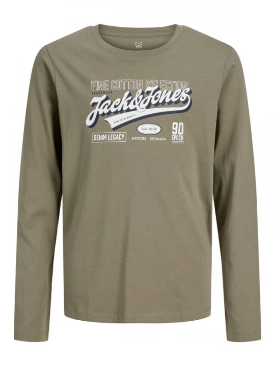 Obrázek produktu Jack & Jones Junior Tričko tmavě modrá / khaki / bílá
