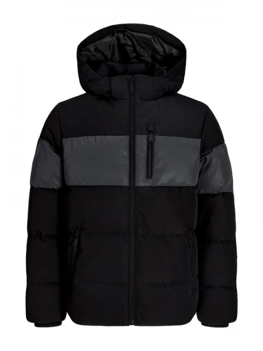 Obrázek produktu Jack & Jones Junior Zimní bunda 'EBecks' tmavě šedá / černá