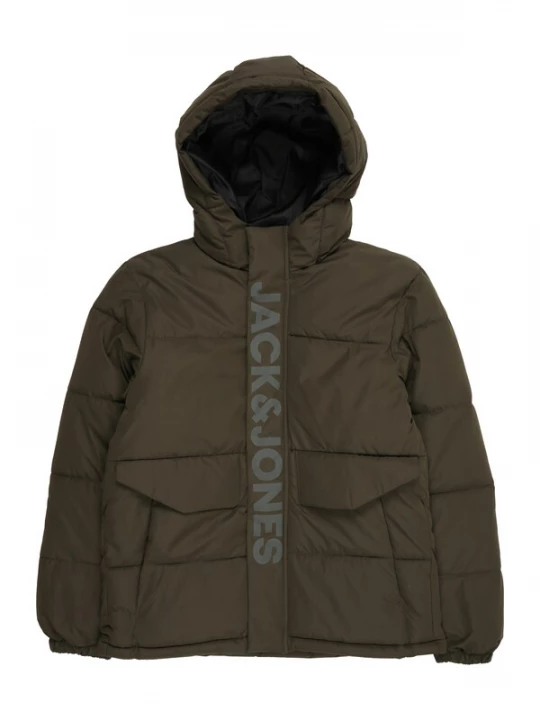 Obrázek produktu Jack & Jones Junior Zimní bunda 'JCOSpeed' světle šedá / zelená