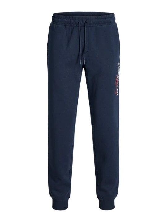 Obrázek produktu JACK & JONES Kalhoty 'JPSTGORDON' tmavě modrá / červená / bílá