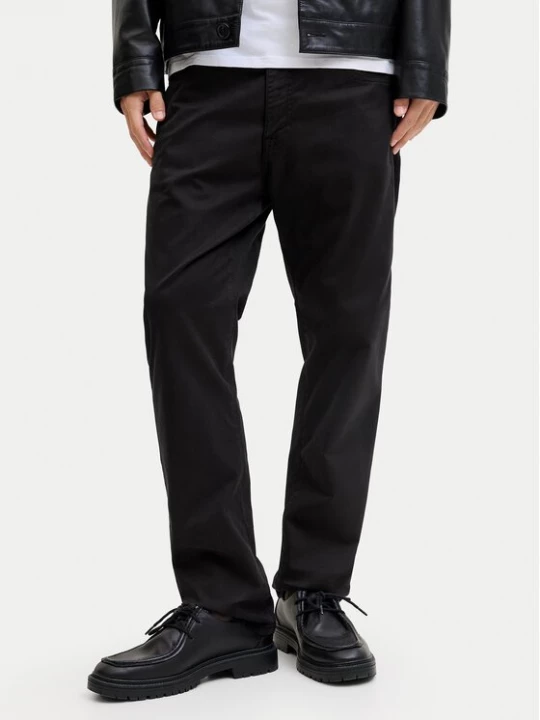 Obrázek produktu Jack & Jones Kalhoty z materiálu Clark Finn 12293328 Černá Regular Fit