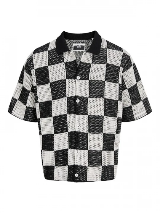 Obrázek produktu JACK & JONES Kardigan 'JCoathletico' černá / offwhite
