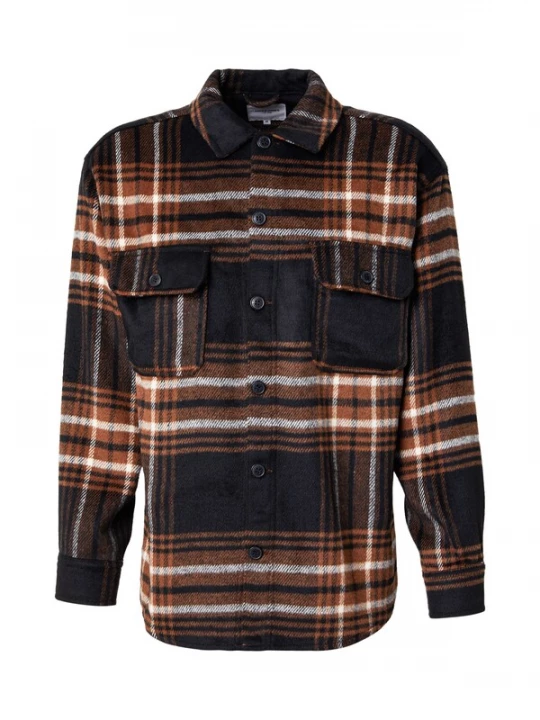 Obrázek produktu JACK & JONES Košile 'JJEBRADLEY OLLIE' hnědá / černá / bílá