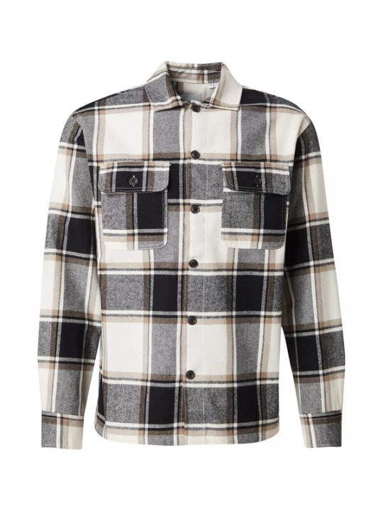 Obrázek produktu JACK & JONES Košile 'JJECharge' béžová / krémová / šedý melír / černá