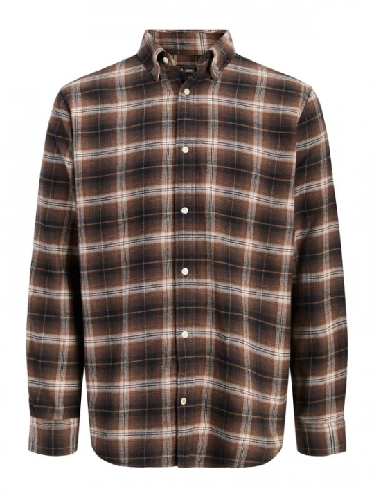 Obrázek produktu JACK & JONES Košile 'JJEField' čokoládová / černá / bílá