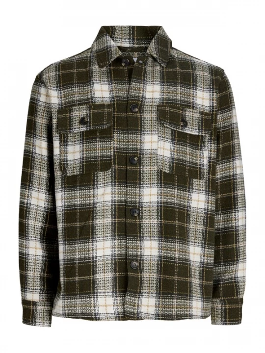 Obrázek produktu JACK & JONES Košile 'JJEREGENT' olivová / bílá
