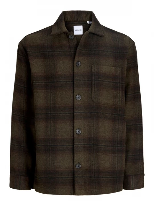 Obrázek produktu JACK & JONES Košile 'JJESOHO' hnědá / zelená / tmavě zelená