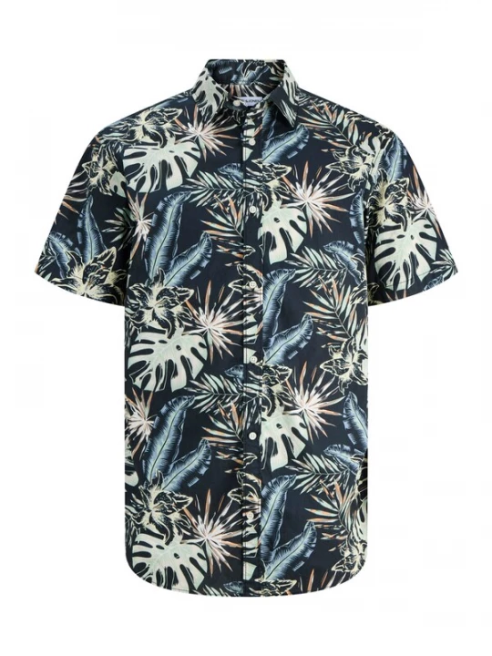 Obrázek produktu JACK & JONES Košile 'JJHonolulu' světlemodrá / kiwi / meruňková / černá