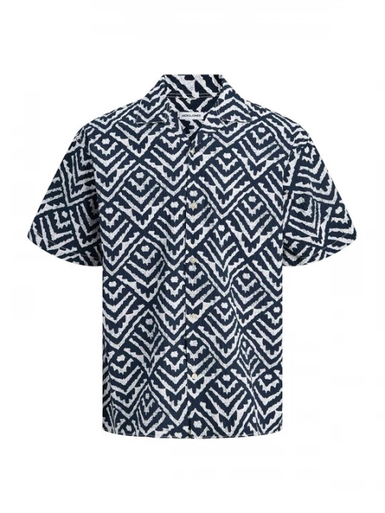 Obrázek produktu JACK & JONES Košile 'JJMilo' noční modrá / bílá