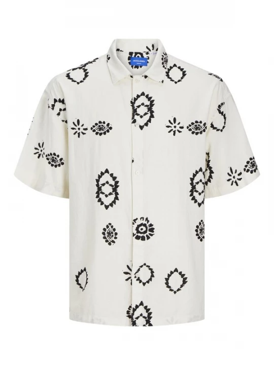Obrázek produktu JACK & JONES Košile 'JORNoto' černá / přírodní bílá